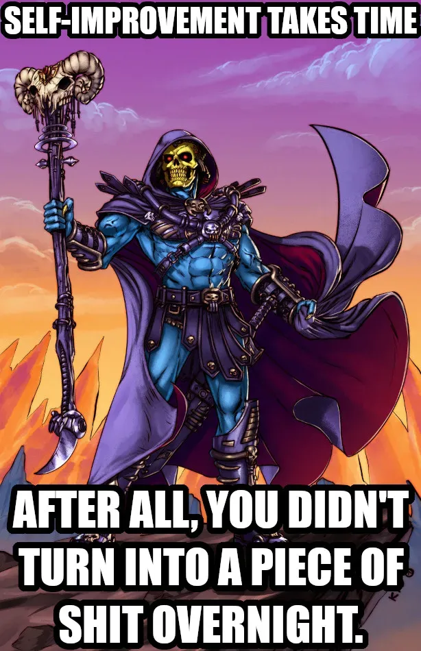 skeletor: self-improvement