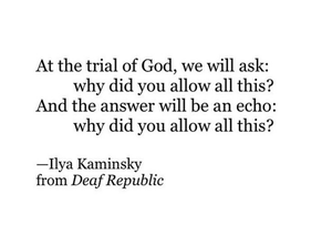 poem: trial of God